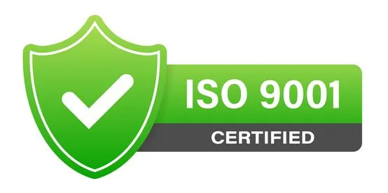 Grafika przedstawiająca certyfikat ISO